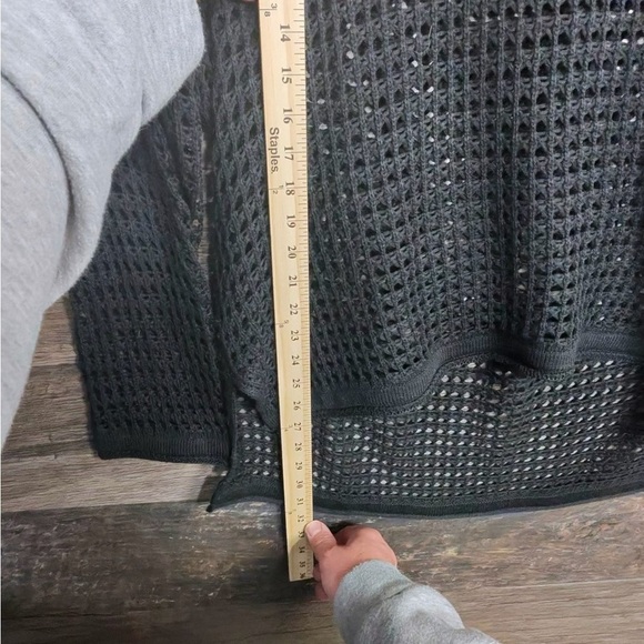 SHEIN Black Mesh Women's Sweater - Picture 6 of 8